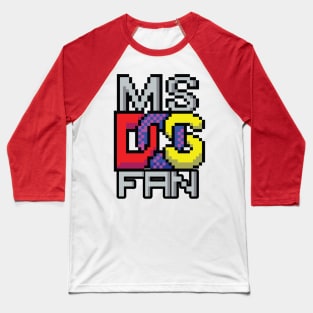 MS DOS Fan Baseball T-Shirt